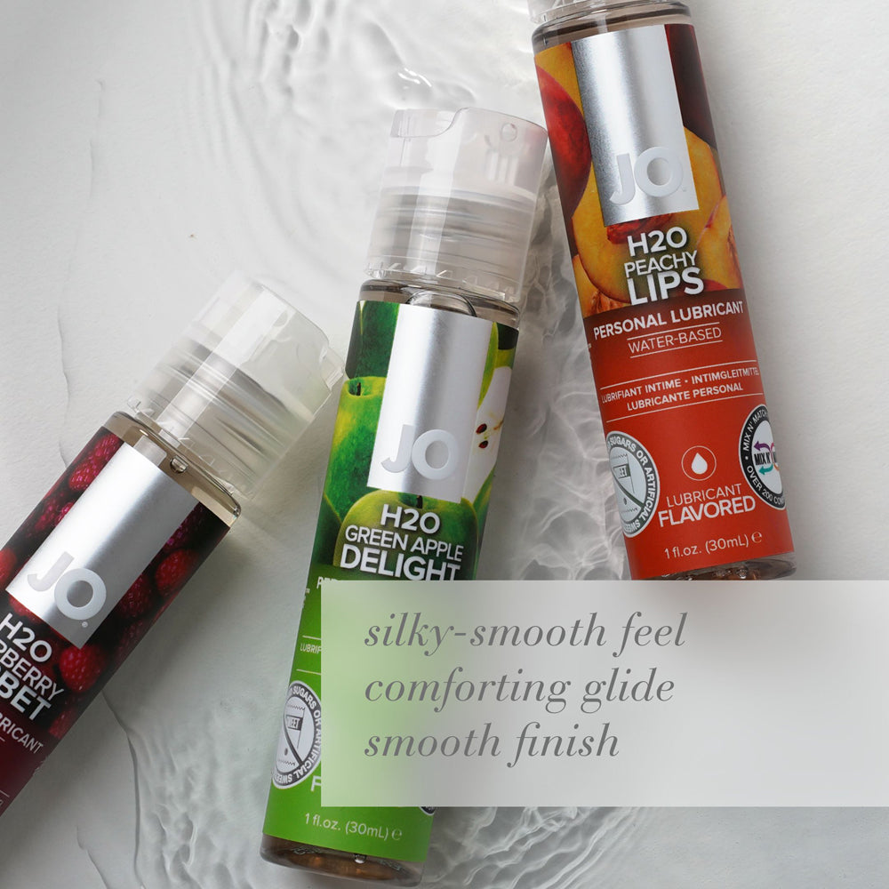 JO H2O Green Apple Delight Flavored Water-Based Lubricant 1 oz.