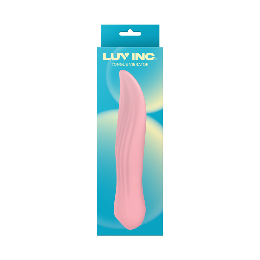 Luv Inc Tv23 Tongue Vibrator Rechargeable Silicone Pink