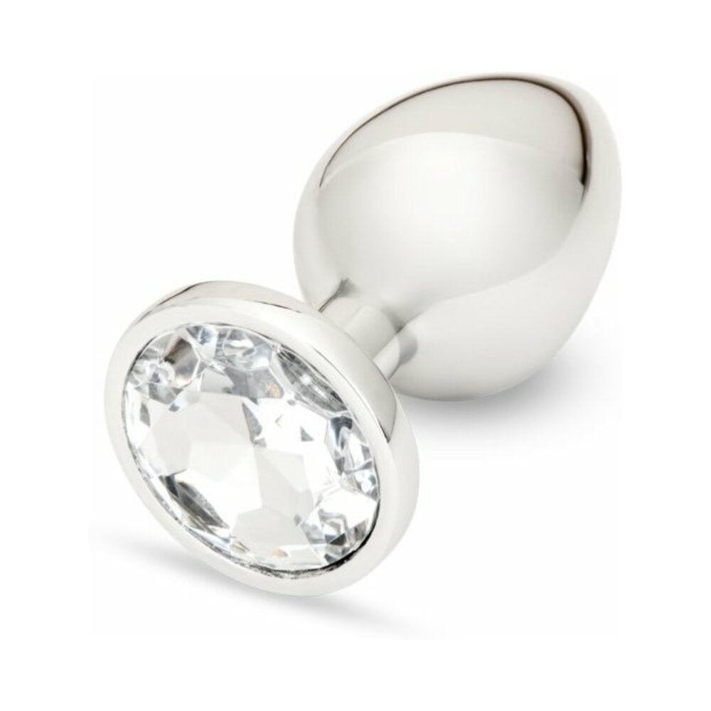 Me You Us Crystal Jewels Metal Plug Clear L