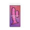 Colours Ribbed Vibrating 6in Pink