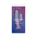Colours Ribbed Vibrating 6in Purple