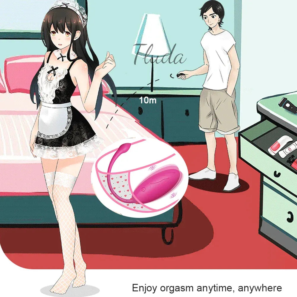 Remote Control Wearable Panties Vibrator Vibrating Egg for Couples